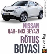 Resim izmir bit pazarı NISSAN JUKE - inci Beyaz Otomobil Çizik Taş İzi Giderici Rötüş Boyası 20+20ml çift şişe 
