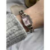 Resim Atelier Emine Pembe Cam Örgü Saat 