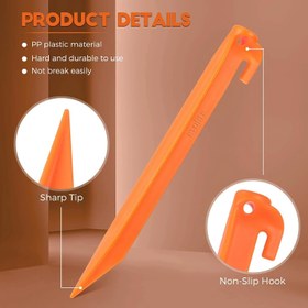 Resim Evolite Arancio ABS Çadır Kazığı -23cm 6 Adet 