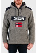 Resim Norway Geographical Erkek Sweat Gymclasssherpa (518028152) Gri 