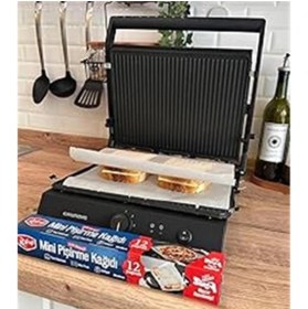 Resim AyrStore Roll Up Airfry, Tost, Fırın İçin Mini Kesilmiş Pişirme Kağıdı 30x42cm 