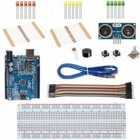 Resim Arduino Uno 65 Parça Başlangıç Seti Malzeme Kutulu 
