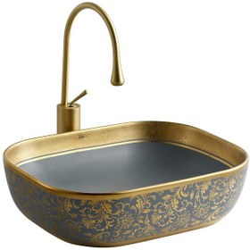 Resim Lena Eh -4290Mga Tezgah Üstü Porselen Lavabo 