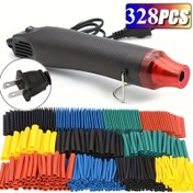 Resim 328 Adet Isıya Dayanıklı Kablo Yalıtım Manşonu | Elektrik Telleri için Dayanıklı Polietilen Koruyucu Kapaklar, Renk Kodlu Kablo Yönetimi, Ev ve Dış Mekan Kullanımına Uygun 