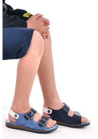 Resim Kiko Kids Erkek Çocuk Sandalet Şb 2330-39 Lacivert - Mavi 001 