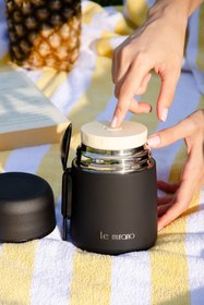 Resim Le murano Bon Appétit Yemek Termosu - Noir 500 ml 