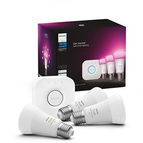 Resim Philips HueWCA 9W E27 Renkli Akıllı Ampul 3'lü Başlangıç Seti 