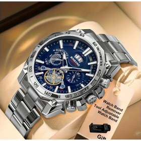 Resim POEDAGAR BİNBOND Orijinal Paslanmaz Çelik Erkek Lüx 1. Sinif Kol Saati 