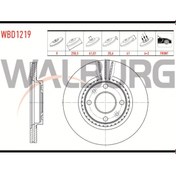 Resim On Fren Disk 2 Adet Kangoo-Megane-Clio 2 Walburg Wbd1219 Diğer