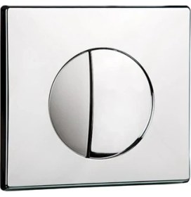 Resim SIAMP® MANNESMANN Gömme Rezervuar Kumanda Paneli - Media Beyaz 