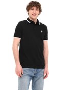 Resim LUMBERJACK MB BTS203 POLO TSH 5FX Siyah Erkek Kısa Kol T-Shirt 101948309 