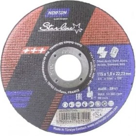 Resim Bimbo Norton 115X6.0 mm Metal Taşlama Taşı (Starline) 66252837263 (5 Adet) 