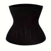 Resim Kadınlar için Dört Mevsim Sıcak Karın Sarma Bandı, Doğum Sonrası Bel Koruma ve Soğuk Önleyici Kemer Büyük Esneklikte Karın Şekillendirme Kırışıklık 