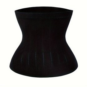 Resim Kadınlar için Dört Mevsim Sıcak Karın Sarma Bandı, Doğum Sonrası Bel Koruma ve Soğuk Önleyici Kemer Büyük Esneklikte Karın Şekillendirme Kırışıklık 