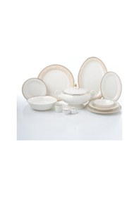 Resim Maxx Doria Palace Golden Ivy 12 Kişilik 72 Parça Yemek Takımı Pa2032 Beyaz 