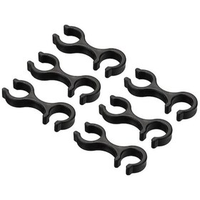 Resim Cdq Yürüyüş Baton Kelepçeleri, 6 Adet Yürüyüş Baton Aksesuarları, Açık Hava Yürüyüşü Ve Kampçılık İçin Çift Baton Tokaları Çok Renkli 