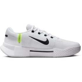 Resim Nike Zoom GP Challenge 1 Sert Kort Erkek Beyaz Tenis Ayakkabı 