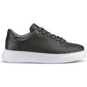 Resim Hatemoğlu Erkek Haki Deri Esnek Taban Bağcıklı Casual Ayakkabı Sneaker Haki 