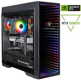 Resim Casper Excalibur E75H.144F-BVT0X-0HD i5-14400F 16 GB 500 GB SSD RTX5060Ti Free Dos Masaüstü Oyuncu Bilgisayarı 