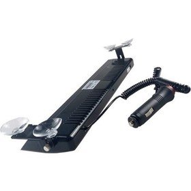 Resim 12 Ledli Sarı Çakar Lambası Vantuzlu Çakmaklık Girişi Uyumlu 