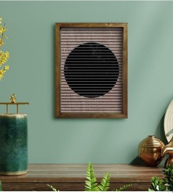 Resim Bk Home Modern Art Tasarımlı Doğal Masif Ahşap Çerçeveli Tablo-3 (551089847) 