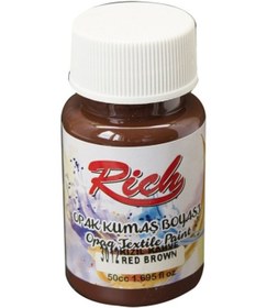 Resim Rich Opak Kumaş Boyası 50 Cc. 3012 Kızıl Kahve 