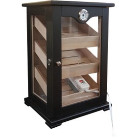 Resim Passatore Hc Elektronik Nemlendiricili Gastro Humidor Kabinet Siyah 120's 