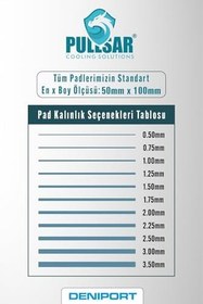 Resim Pullsar Ice Dragon® Termal - Thermal pad / 17.0 W/m*k 100 * 50 (1.75 mm) 