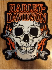 Resim Özden Nakış ÖZEL MARKALAR HARLEY MOTORCU SIRT PATCH 