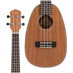 Resim Kalani Kal330Cp Ananas Model Koa Ağacı Üst Concert Ukulele 