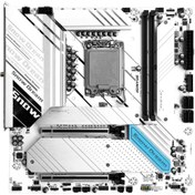 Resim Jginyue Jgınyue Z790M Snow Dream D5 Intel Z790 Chıpset Ddr5 8000 Mhz(Oc) 1700 Soket mAtx Anakart 