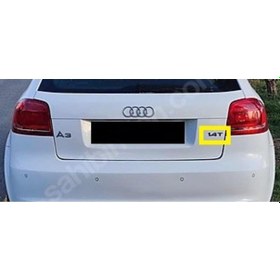 Resim A3 Uyumlu 1.4 T Krom Bagaj Yazısı 3m 3d Abs 