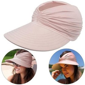 Resim Valkyrie Kadın Geniş Siperlikli Güneş Şapkası Uv Korumalı Açık Üst Vizör Plaj Spor Tenis Golf Şapkası Pembe Pembe 