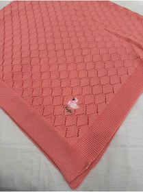 Resim belpa Kuğu Concept Triko Bebek Battaniyesi %100 Pamuklu,Baklava Desenli,Kız Bebek Erkek Bebek Battaniyesi,Kalın Triko Bebek Battaniyesi 