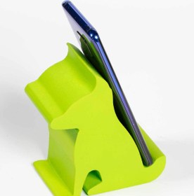 Resim Birlik Sünger Sünger Köpek Masa Üstü Telefon Ve Tablet Tutacağı Yeşil 10,5x13x6 Cm 