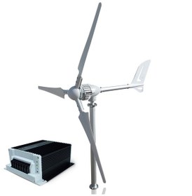 Resim Set İ-700 W 12v/24v/48v Rüzgar Türbini + Hibrit Şarj Kontrol Cihazı İsta-breeze 