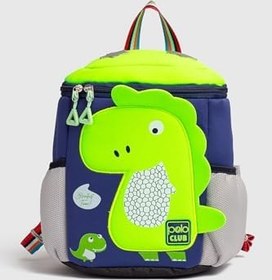 Resim MyPolo Sofy Serisi 3D Dinozor Figürlü Çocuk Sırt Çantası - Kreş ve Anaokulu İçin Reflektörlü, Hafif ve Ergonomik Okul Çantası 