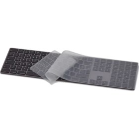Resim McStorey Apple Magic Keyboard-2 ile Uyumlu Klavye Koruyucu A1843 UK-US İngilizce-Türkçe Baskı 