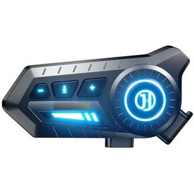 Resim Blic X3 Bluetooth 5.3 Kask Kulaklığı Motosiklet İçin Kablosuz İletişim Ve Müzik Sistemi 