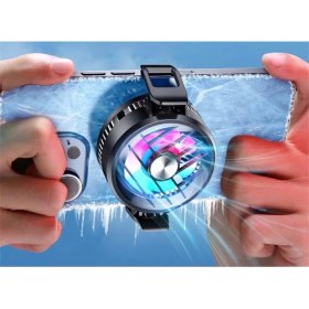Resim Apera MT46 GT30 Profesyonel Rgb Turbo Fanlı Gaming Telefon Soğutucu Yarı Iletken Radyatör 