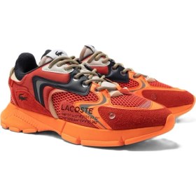 Resim Lacoste L003 Neo Trainers Womens Sneaker Kadın Günlük Spor Ayakkabı Turuncu 