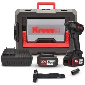 Resim Kress Kh275 20volt/4.0ah Li-ion Çift Akülü 500nm Kömürsüz Profesyonel Şarjlı Somun Sıkma 