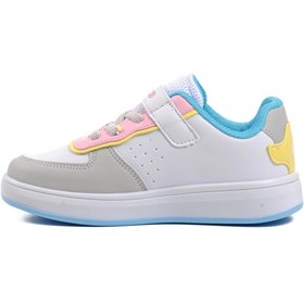 Resim Pepino 964-P Beyaz-Pembe-Turkuaz Kız Çocuk Sneaker Pepino