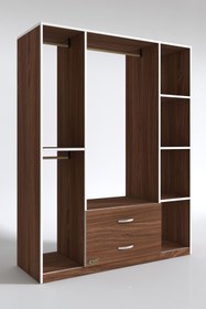 Resim Kenzlife Giysi Dolabı Orhan 175*120*40 Cvz Gardırop 2 Çekmeceli 