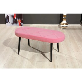 Resim Mymassa Soho Bench Sandalye - 11 Renk - Ahşap Ayak 