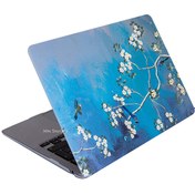 Resim MacBook Air M1 13" A1932 A2179 A2337 Uyumlu Yeşil Sarı Laptop Koruyucu Kılıf VANGOGH01NL McStorey