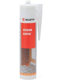 Resim Würth Silikon Asetat Şeffaf 310 Ml Şeffaf 
