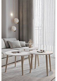 Resim Faymend Roma 3lü Ortasehpa Beyaz Beyaz 