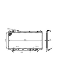 Resim Orıs Bmz002016 Motor Radyatoru B59615200d B6bg15200f Bpg215200 