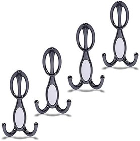 Resim Badem10 Nobel Portmanto Vestiyer Duvar Askısı Füme Dolap Elbise Askılığı (4 ADET) 